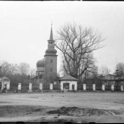 Kaasani kiriku plats ca 1930 (vaade Kaasani tänavalt)