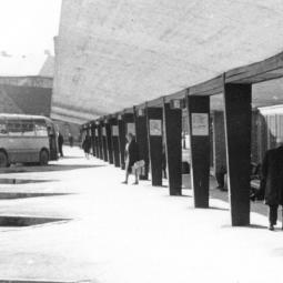 Uus bussijaamahoone oktoobris 1968. Harri Org foto